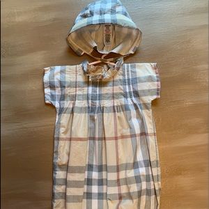 COPY - Burberry bubble and hat sz 18 month